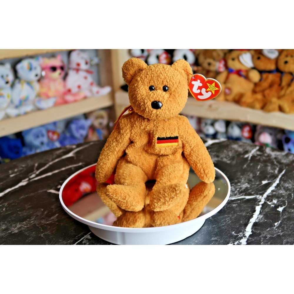TY Beanie Baby - Germania the Bear | Tush & Heart Tag Issues | Vintage | Rare